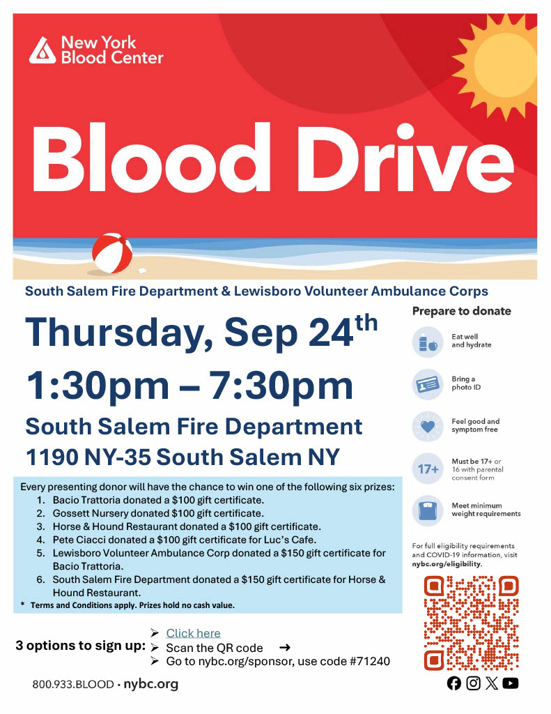 Blood Drive Flyer