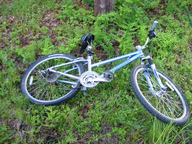 Bicyclist struck by a vehicle, May 2008