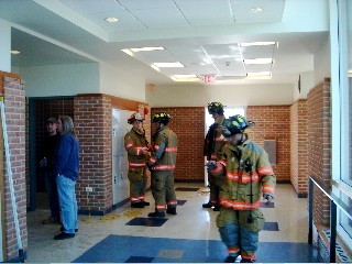 Fire at John Jay High School March 25, 2008