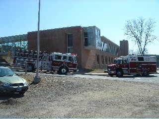 Fire at John Jay High School March 25, 2008