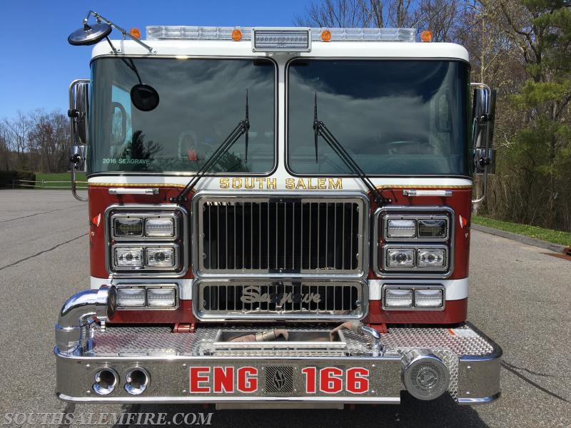 Engine 166.  2016 Seagrave Pumper.