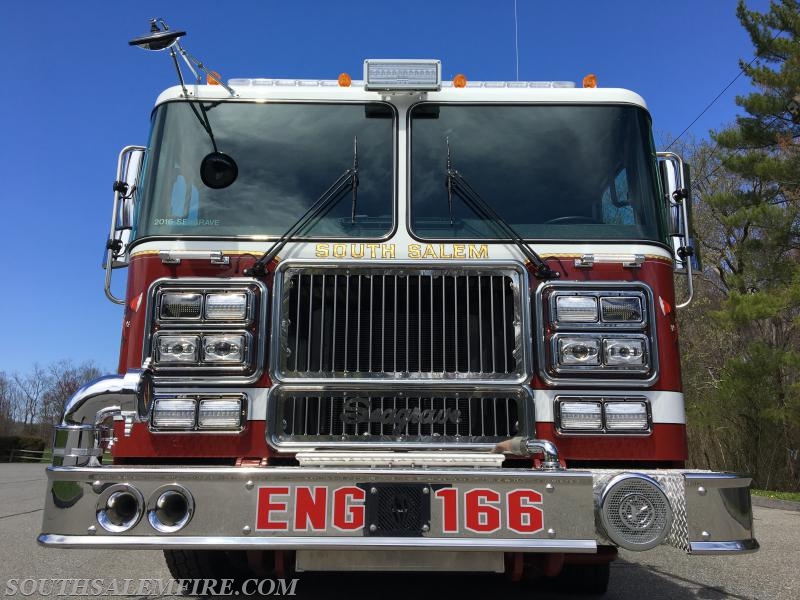 Engine 166.  2016 Seagrave Pumper.