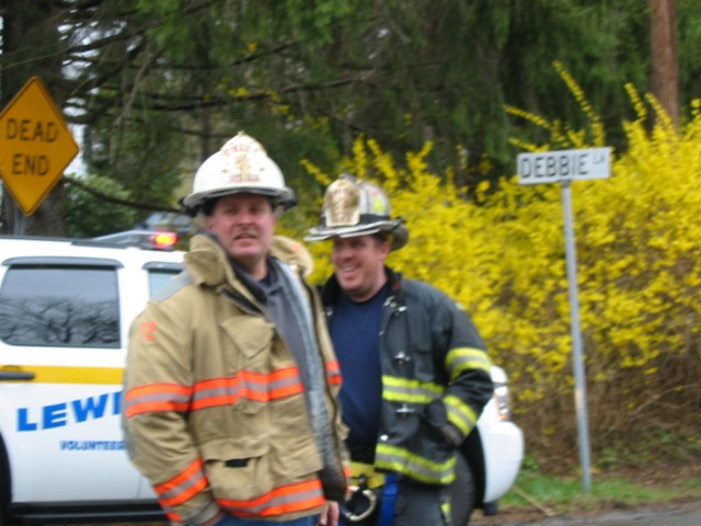 SSFD Chief Joe Posadas and BHFD Chief Brian McGill